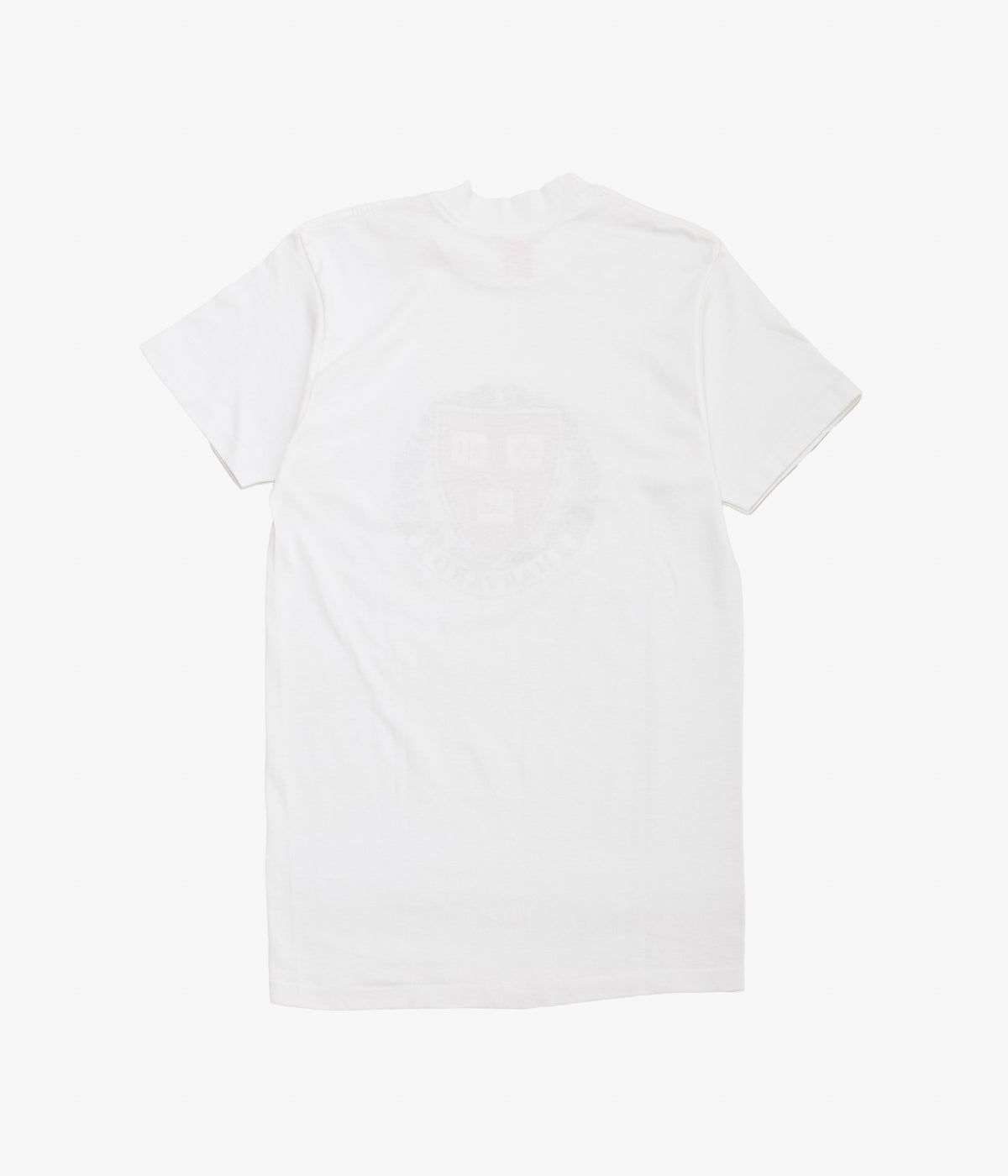 VINTAGE CLOTHING''80'S TEXTILE PRINTS “VERITAS”''(WHITE)