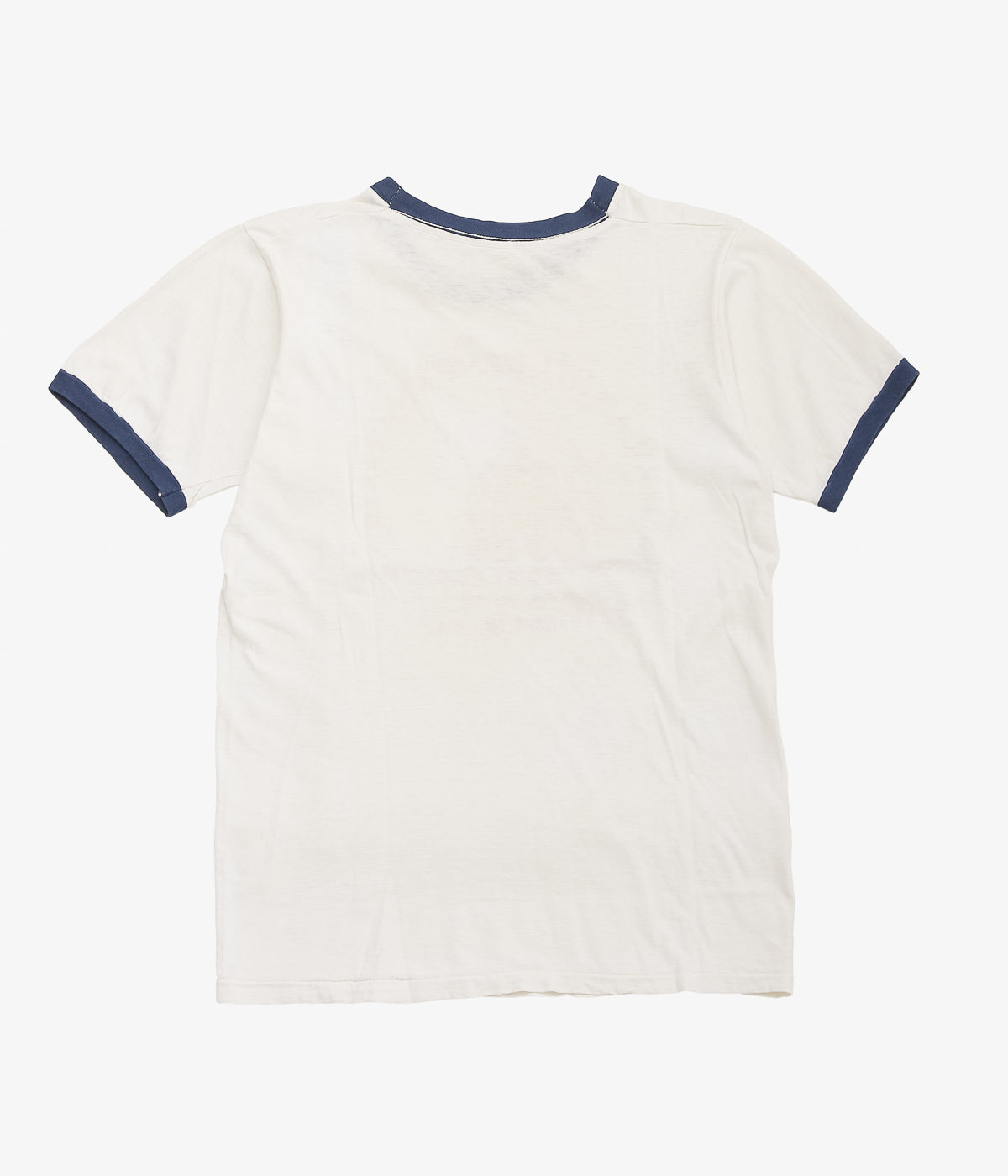 VINTAGE CLOTHING ''80S "AMERICAN STUDENT ASSOCIATION" RINGER TSHIRTS'' (NAVY*WHITE)