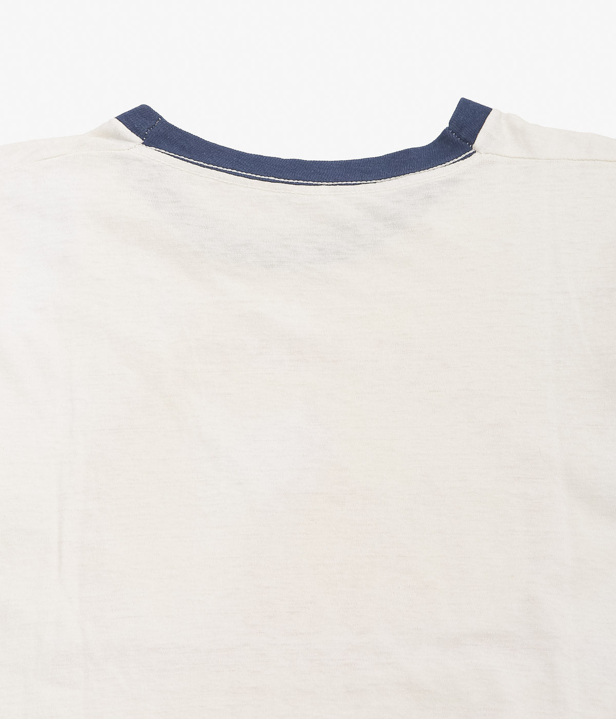 VINTAGE CLOTHING ''80S "AMERICAN STUDENT ASSOCIATION" RINGER TSHIRTS'' (NAVY*WHITE)