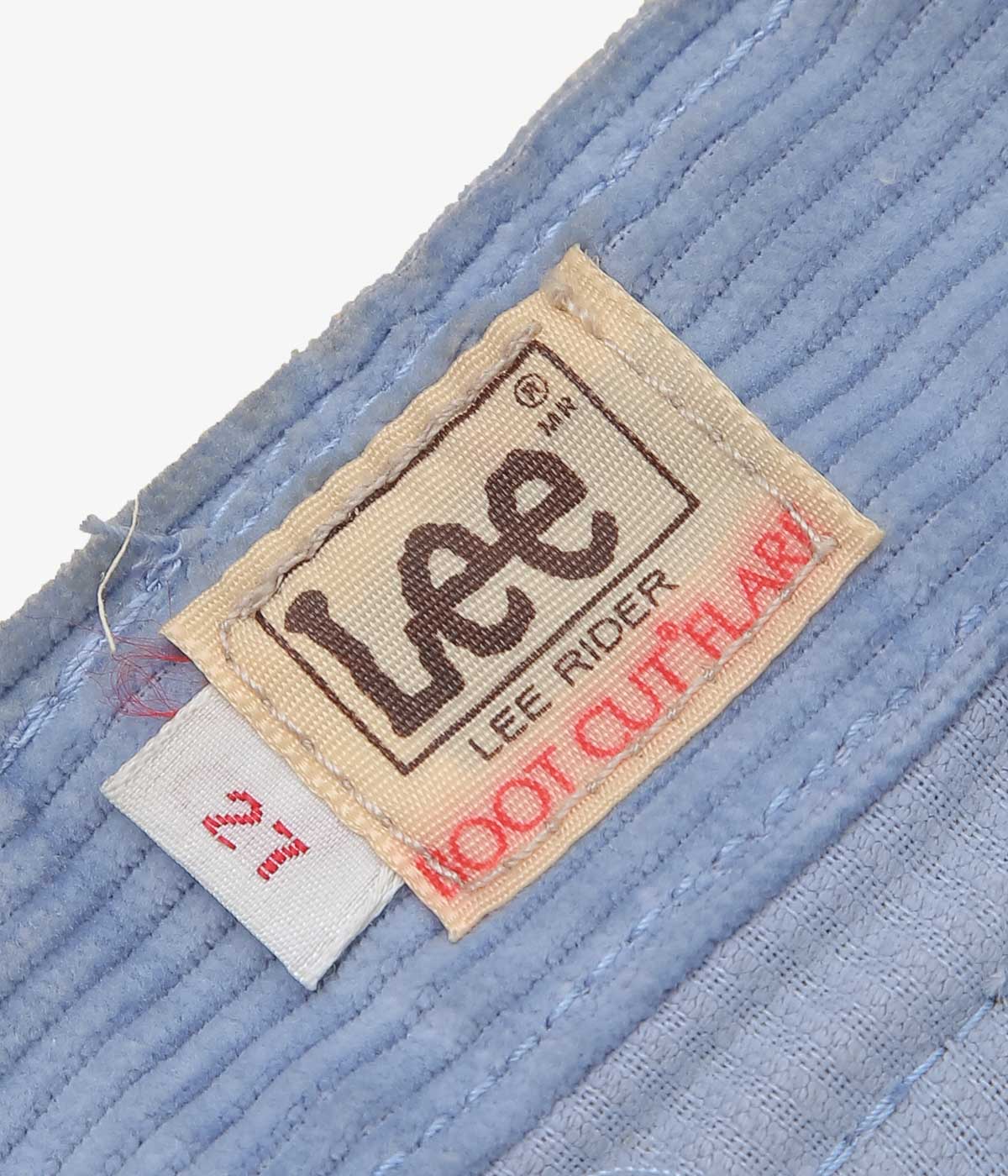 VINTAGE CLOTHING '' DEADSTOCK 70-80's LEE FLARE COURDUROY 42 TALON ''(SAX)