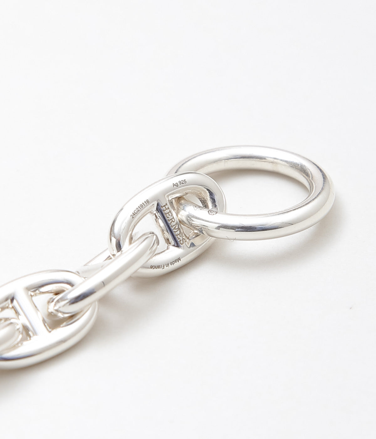 VINTAGE JEWELRY ''HERMES CHAINE d'ANCRE MM 17'' (ASSO)