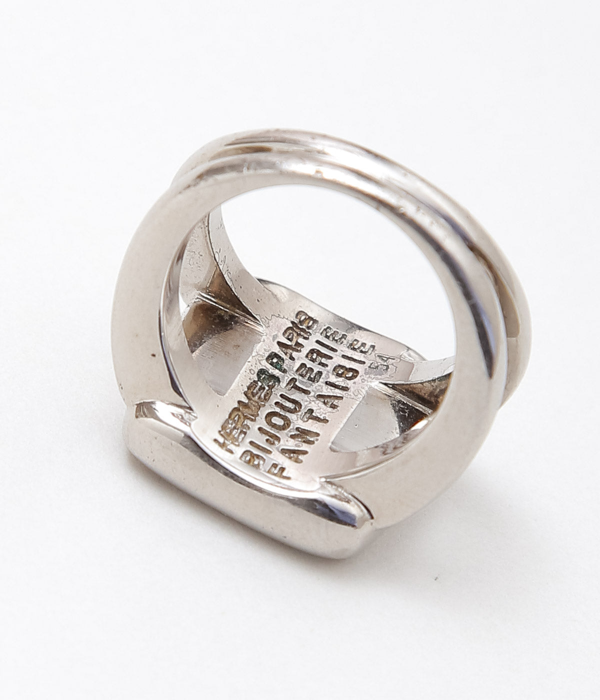 VINTAGE JEWELRY ''HERMES COROZO R RING'' (ASSO)