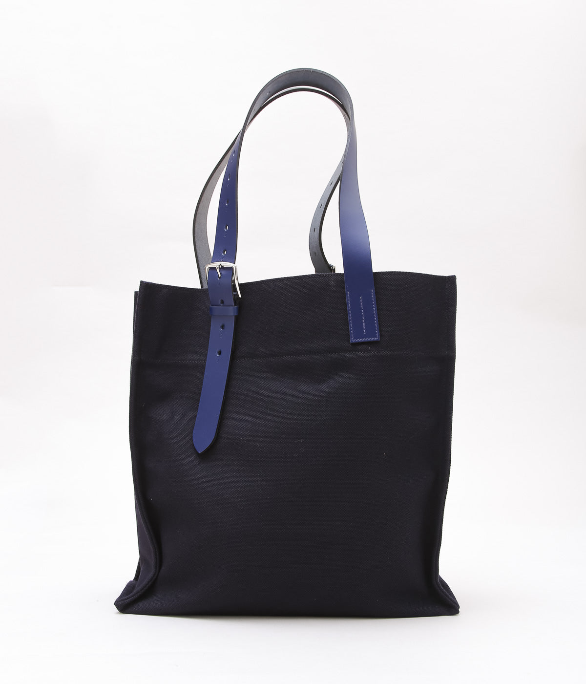 VINTAGE JEWELRY ''HERMES ETRIVIÈRE TOTE BAG'' (NAVY)