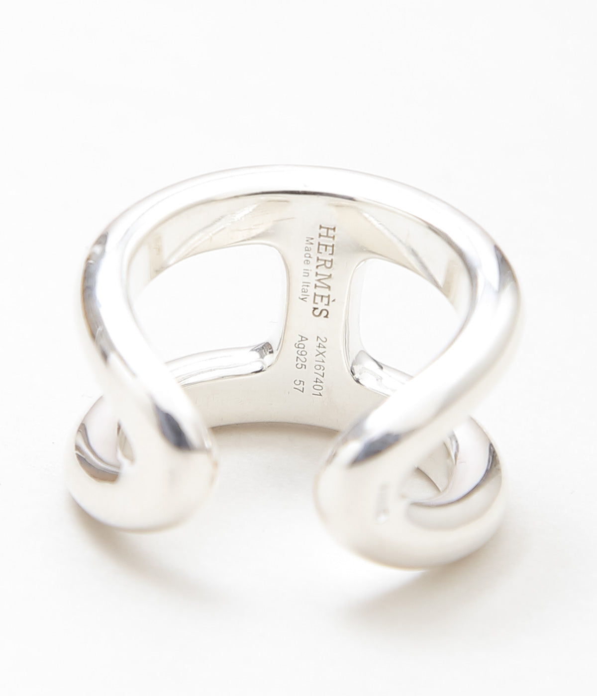 VINTAGE JEWELRY ''HERMES OSMOSE GM RING'' (ASSO)