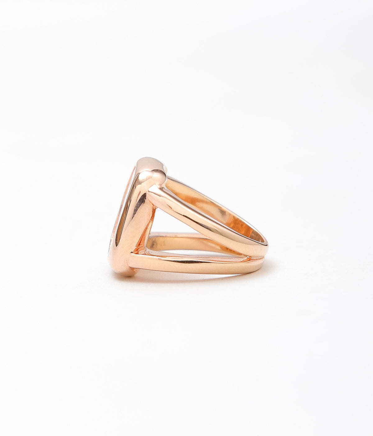 VINTAGE JEWELRY ''HERMES SELLIER RING SHELL PINK'' (ASSO)