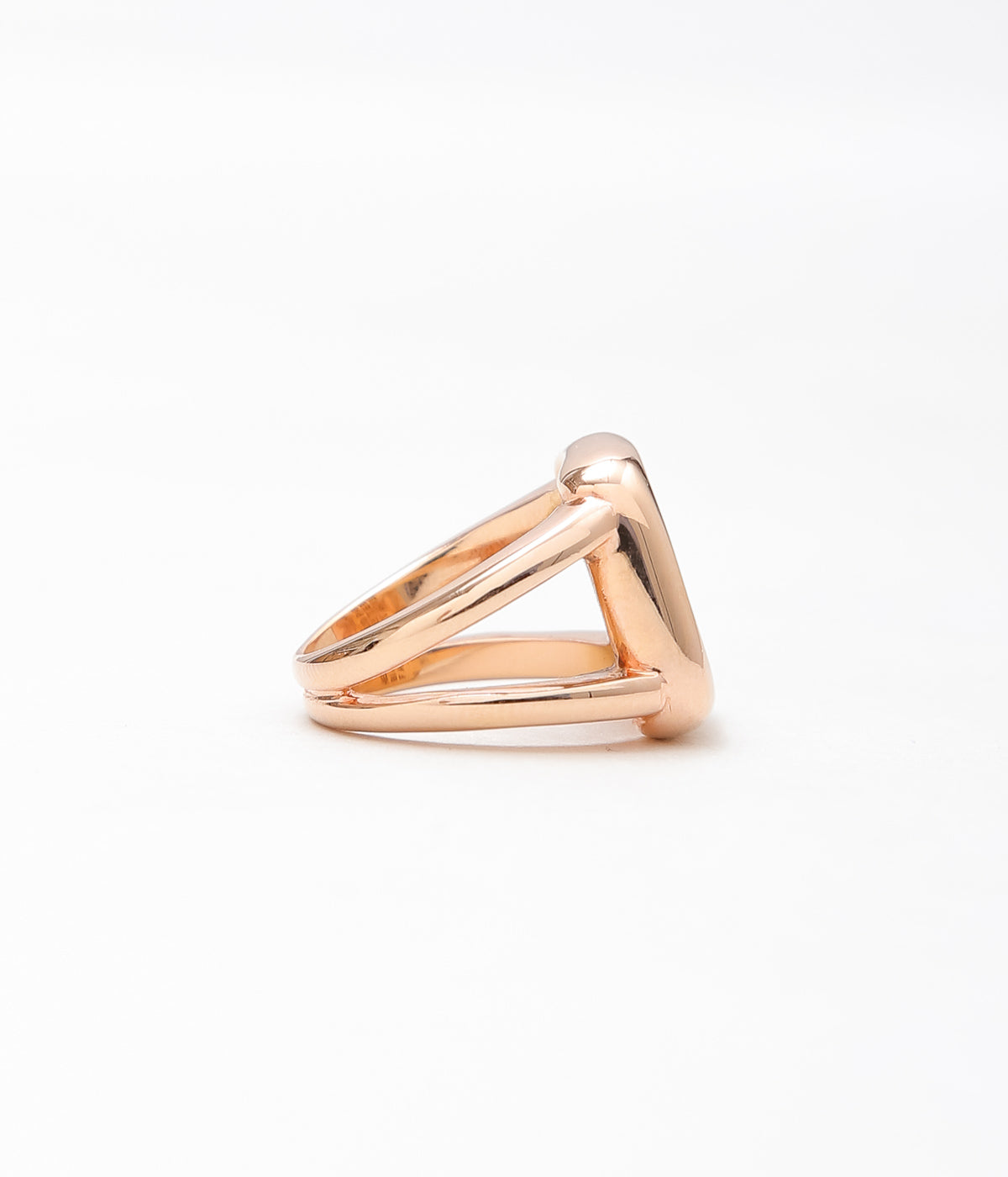 VINTAGE JEWELRY ''HERMES SELLIER RING SHELL PINK'' (ASSO)