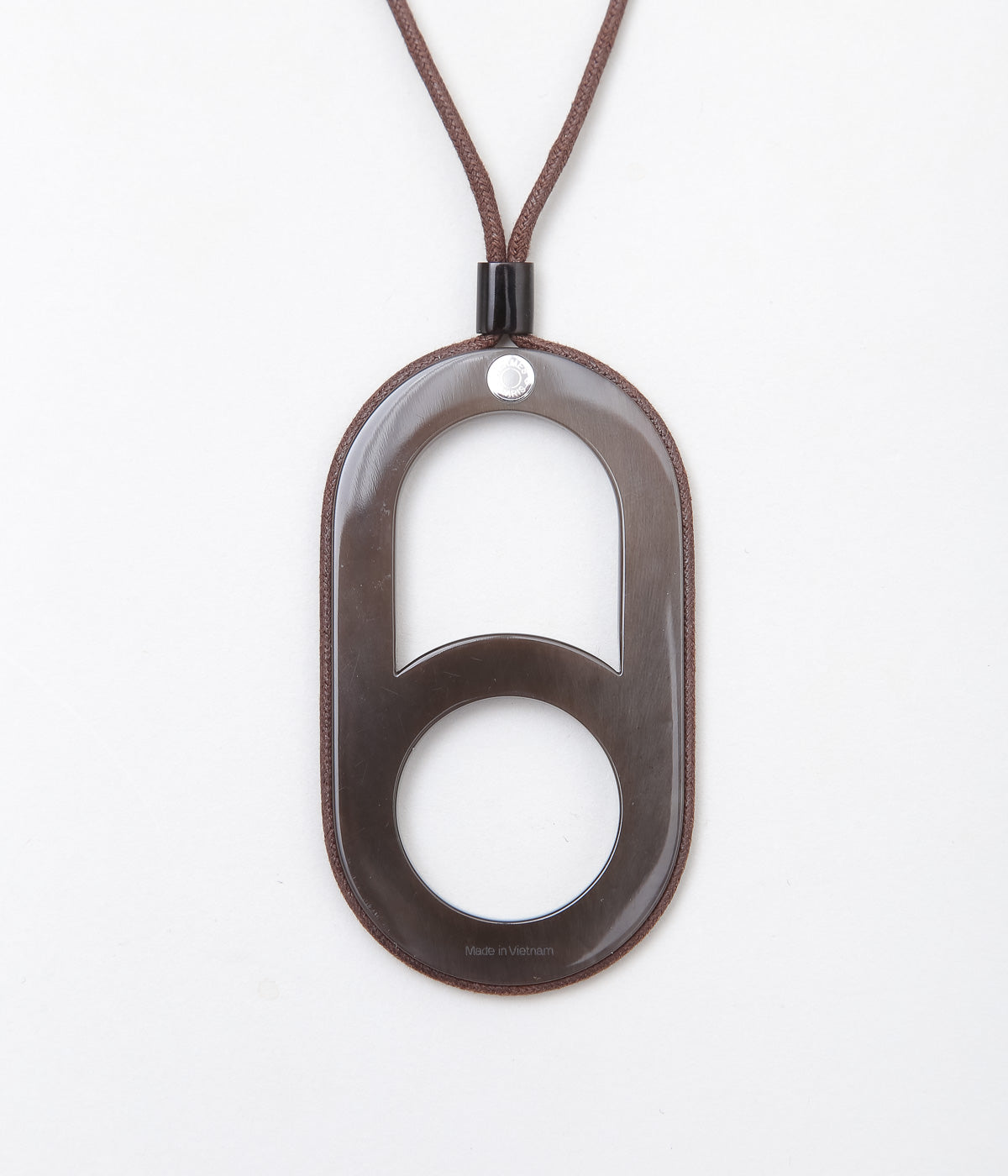 VINTAGE JEWELRY ''HERMES VARIATION BUFFALO HORN'' (ASSO)