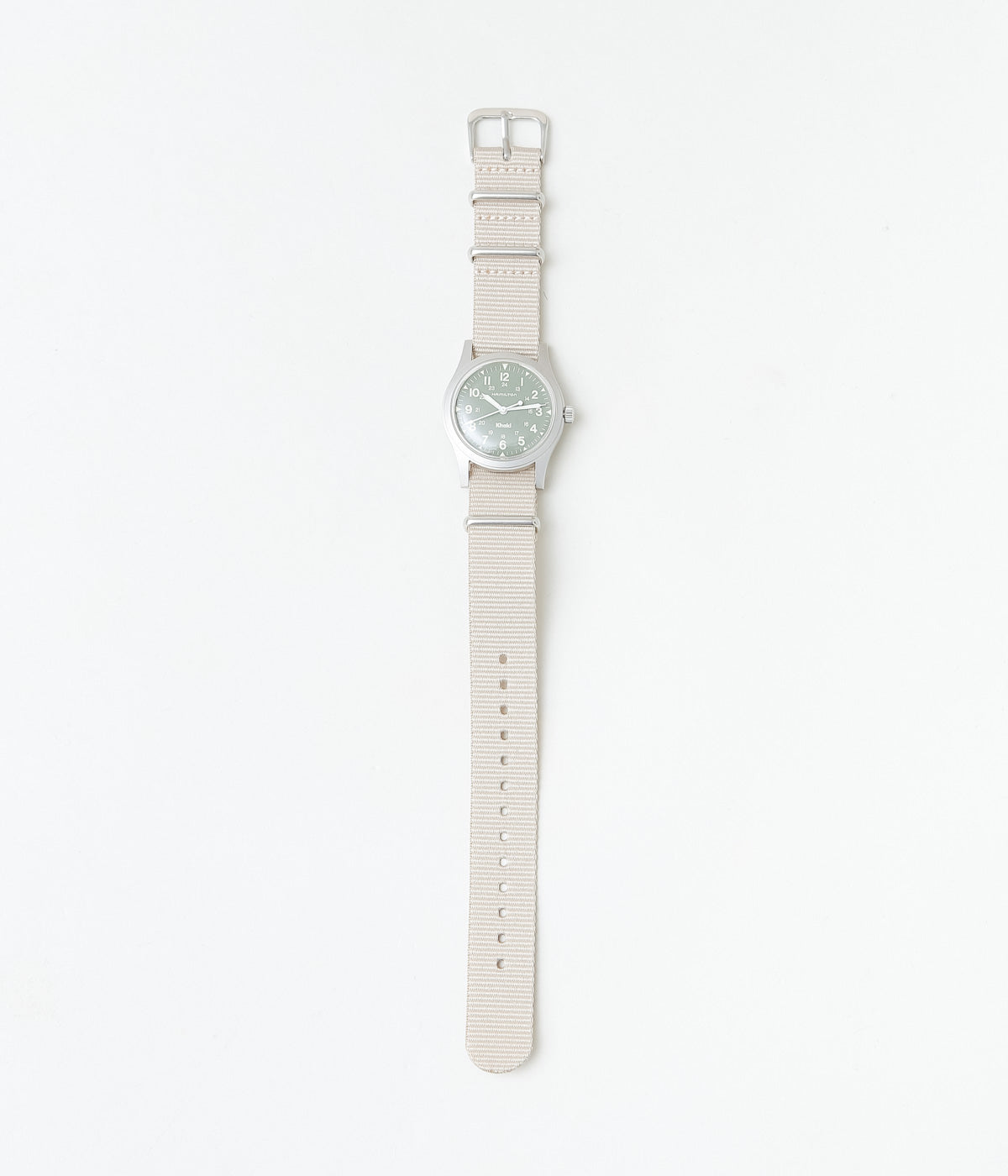 VINTAGE WATCH ''HAMILTON KHAKI'' (OLIVE)