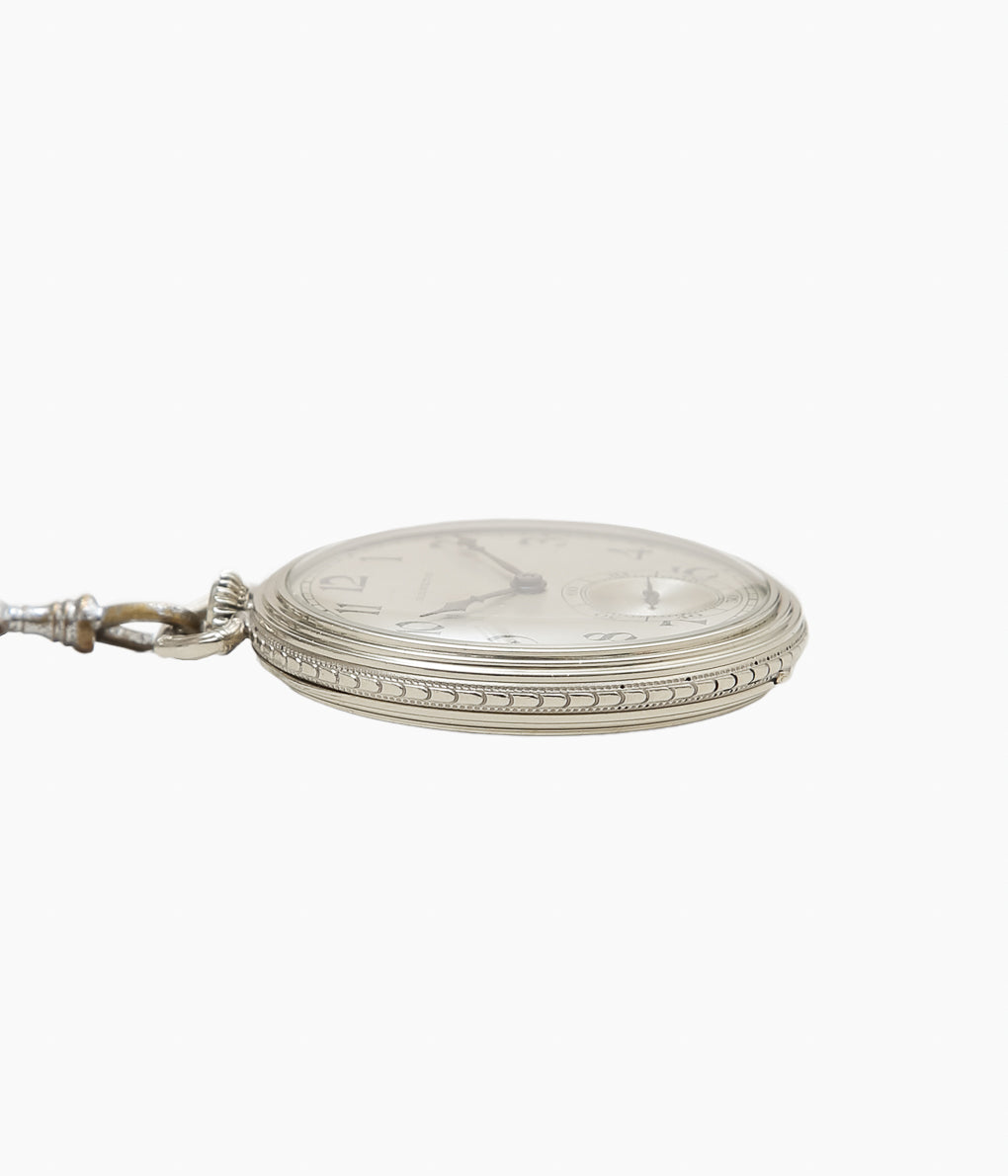 VINTAGE WATCH''HAMILTON(POCKET WATCH)'' (SILVER)