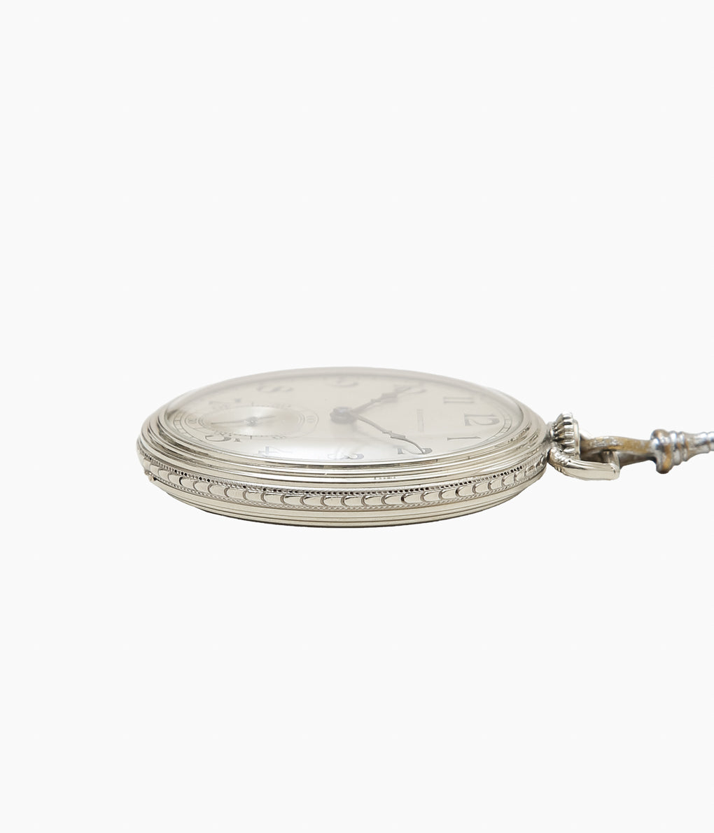 VINTAGE WATCH''HAMILTON(POCKET WATCH)'' (SILVER)