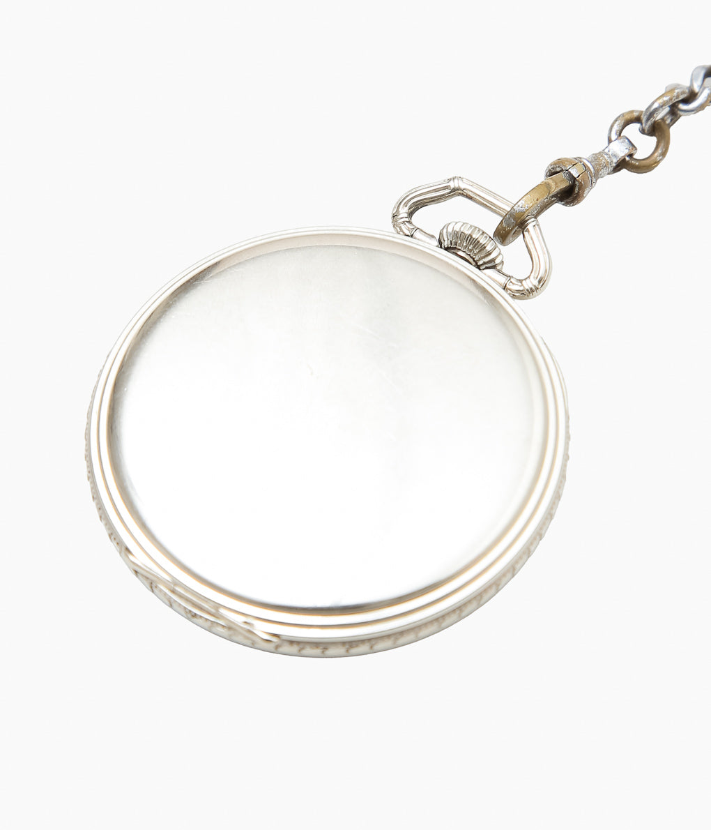 VINTAGE WATCH''HAMILTON(POCKET WATCH)'' (SILVER)