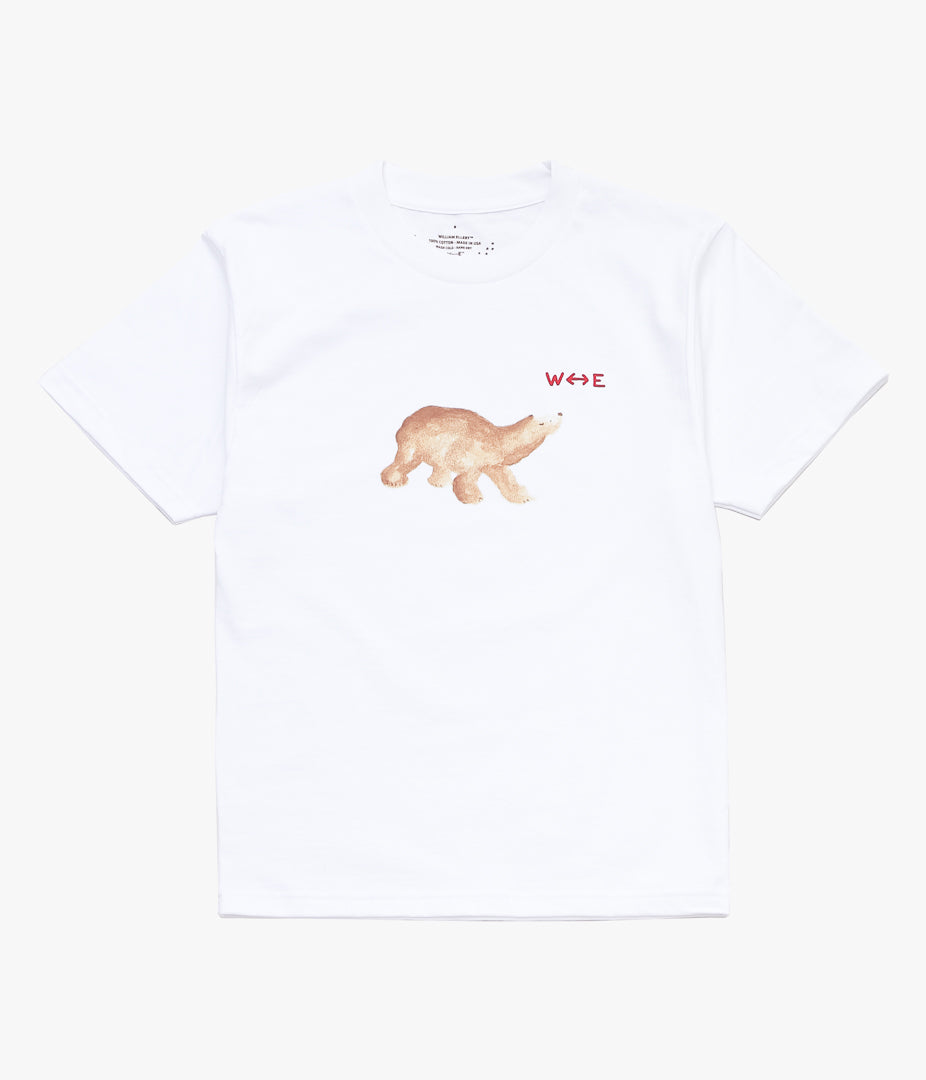 WILLIAM ELLERY ''ARCTIC BEAR TEE'' (WHITE)