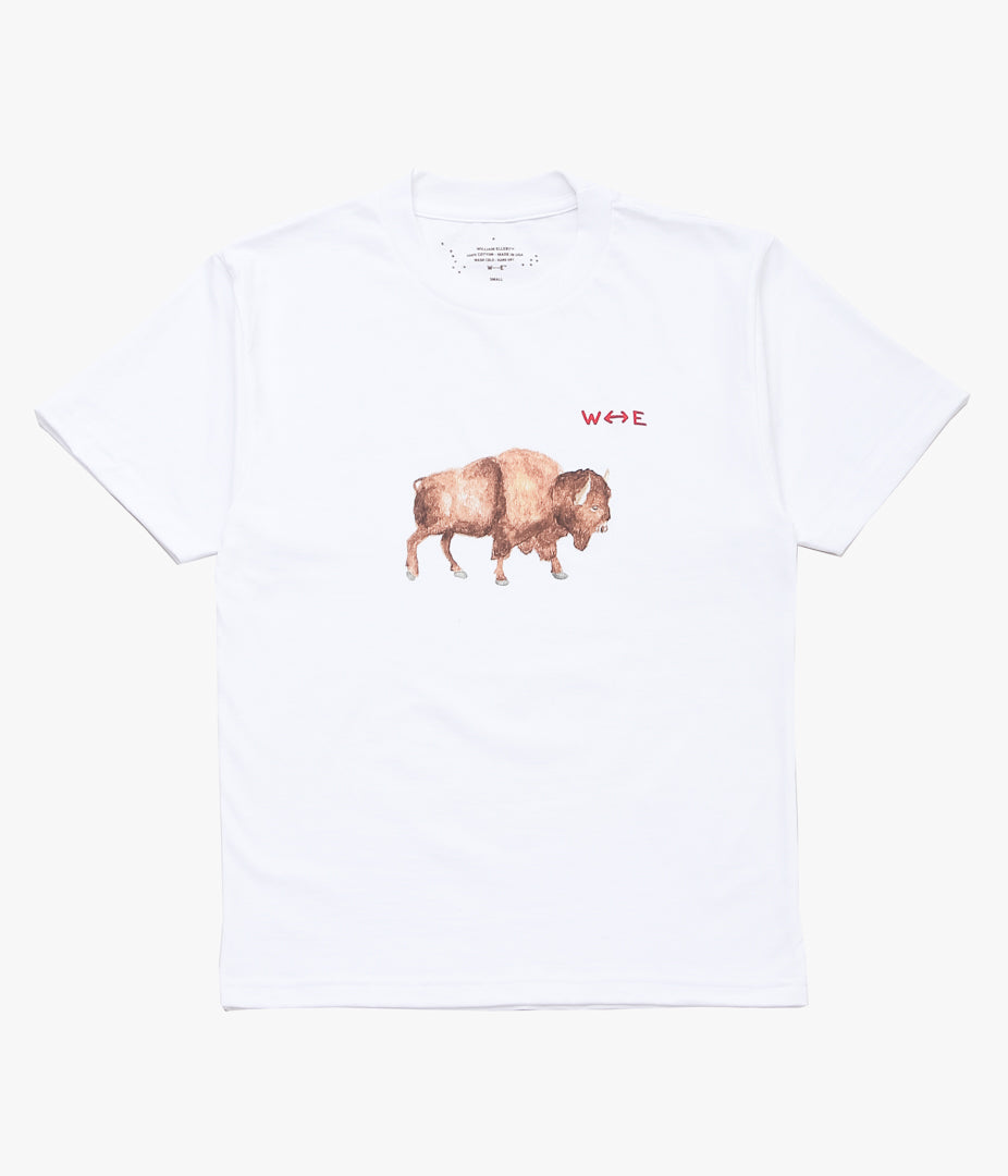 WILLIAM ELLERY ''ARCTIC BUFFALO TEE'' (WHITE)