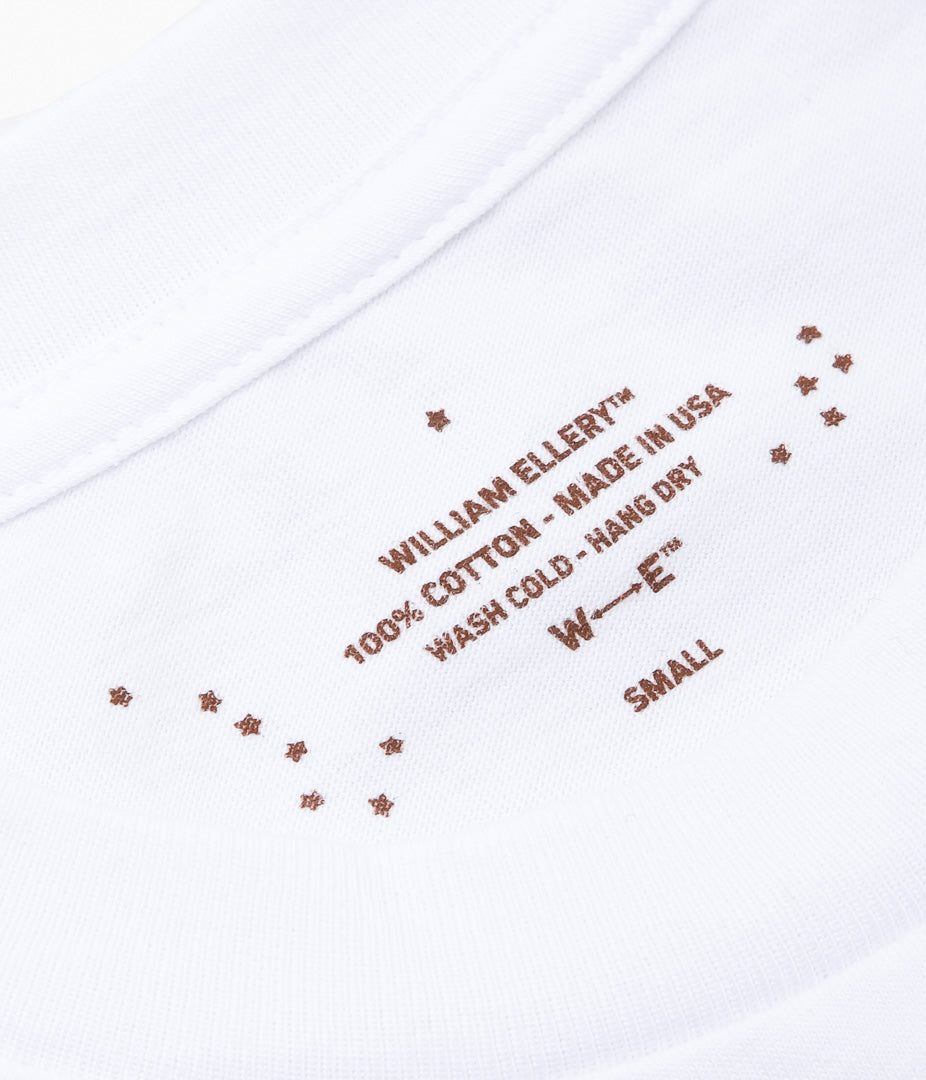 WILLIAM ELLERY ''ARCTIC BUFFALO TEE'' (WHITE)