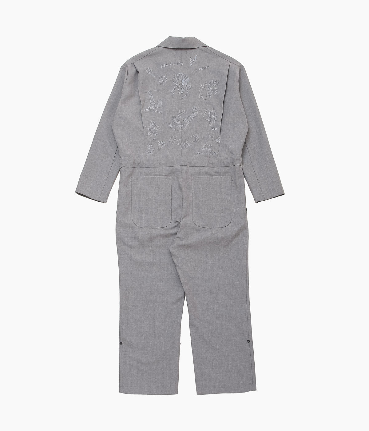 WONDEROUND ''WORKSUIT W/DRAW STRING'' (GREY/BEIGE)