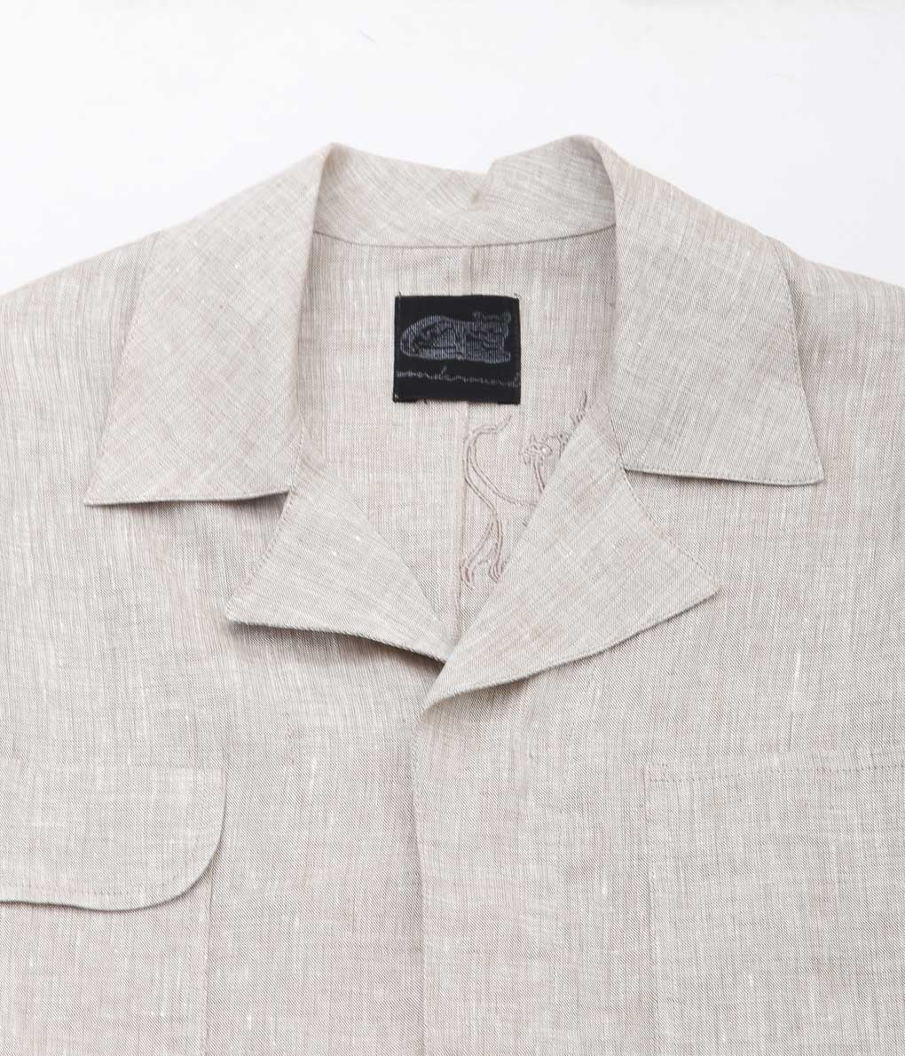 WONDEROUND ''WORKSUIT W/EMBROIDERY'' (STONE/LINEN)