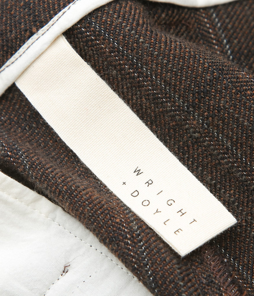WRIGHT+DOYLE ''HERES TROUSERS'' (BARK)
