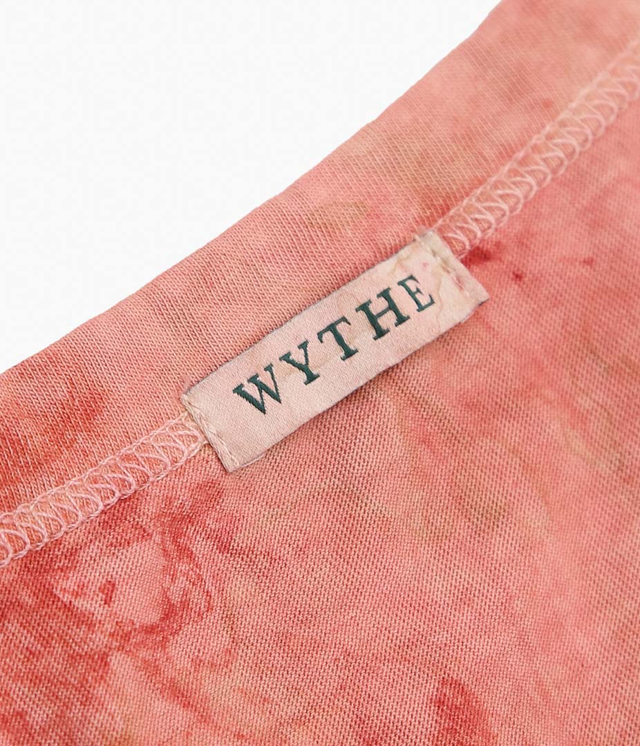 WYTHE ''SHIBORI TIE-DYE CONCERT T-SHIRT'' (MADDER)