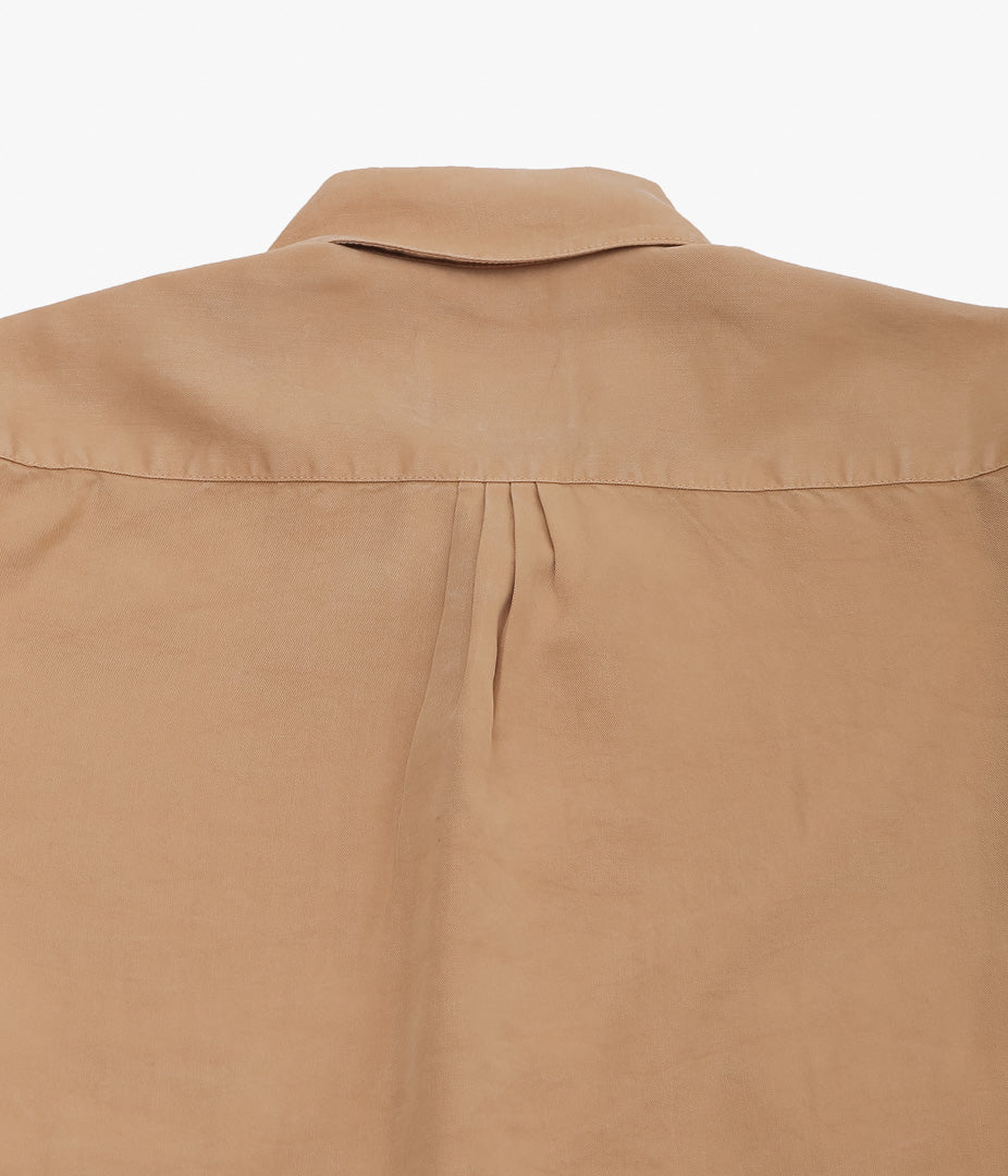 WYTHE ''TENCEL GABARDINE PEARLSNAP SHIRTS'' (APRICOT)