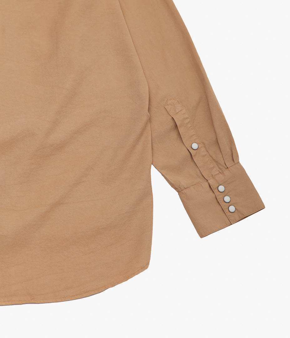 WYTHE ''TENCEL GABARDINE PEARLSNAP SHIRTS'' (APRICOT)