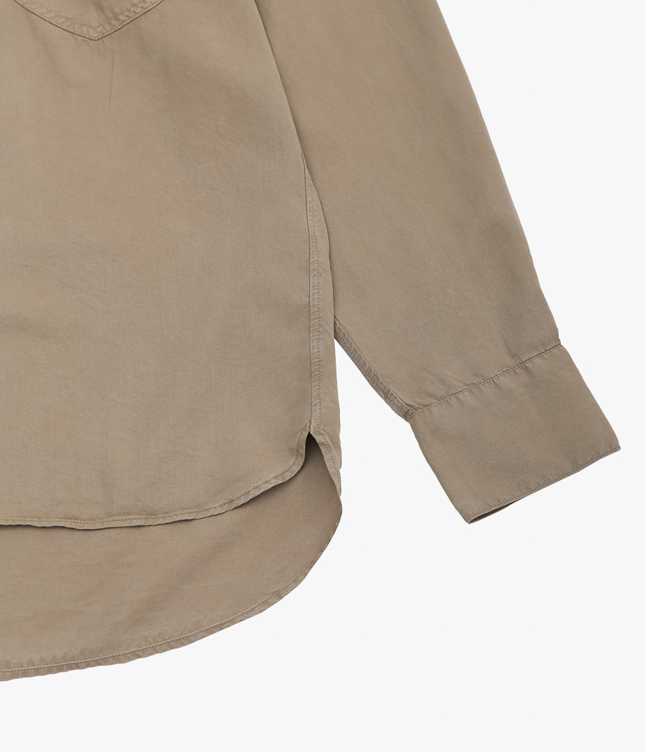 WYTHE ''TENCEL GABARDINE PEARLSNAP SHIRTS'' (CAMP KHAKI)