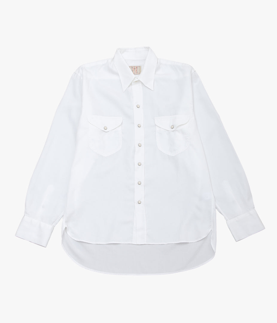 WYTHE ''TENCEL GABARDINE PEARLSNAP SHIRTS'' (NATURAL)