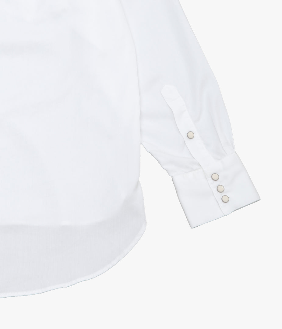 WYTHE ''TENCEL GABARDINE PEARLSNAP SHIRTS'' (NATURAL)