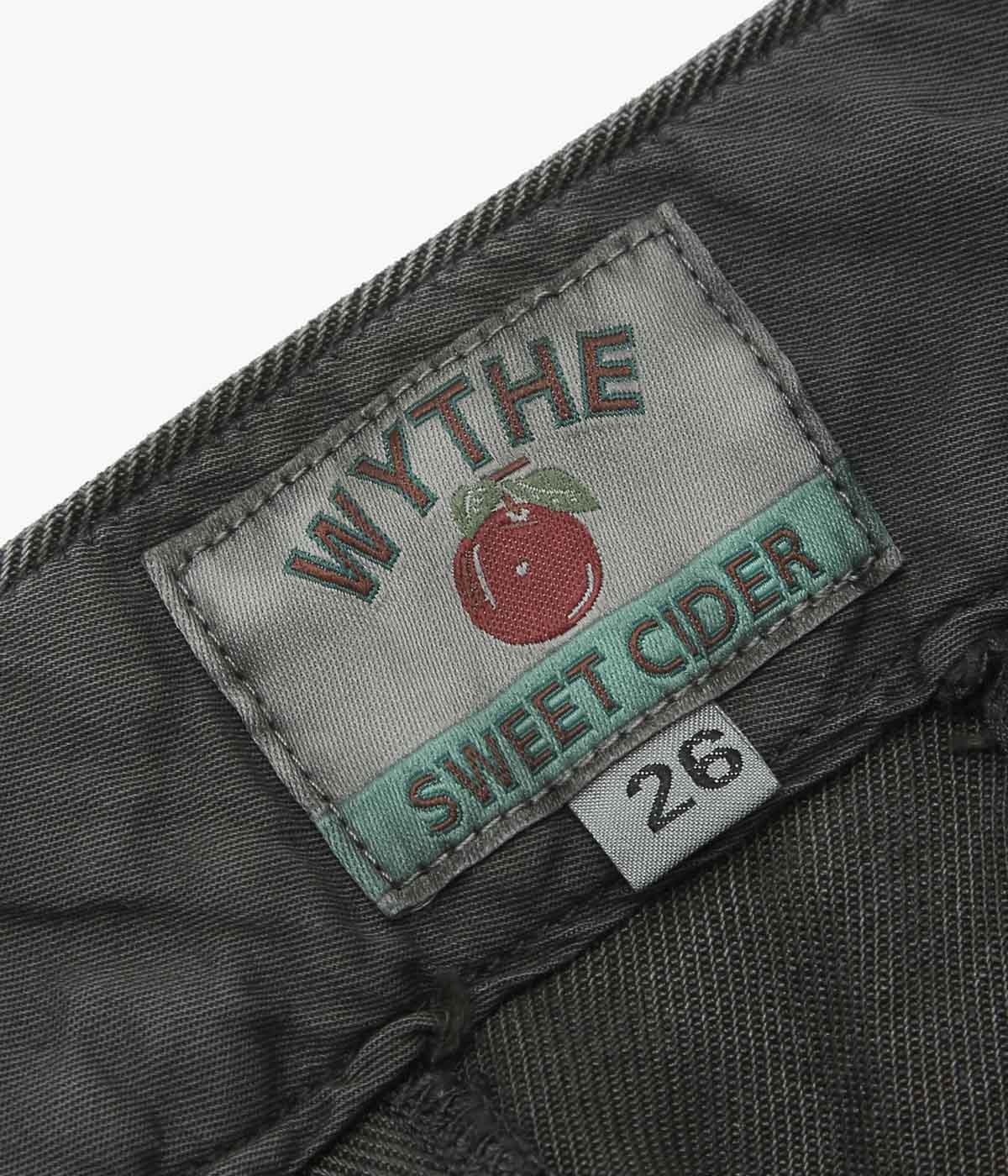 WYTHE ''TENCEL GABARDINE WESTERN PANT'' (FADED BLACK)