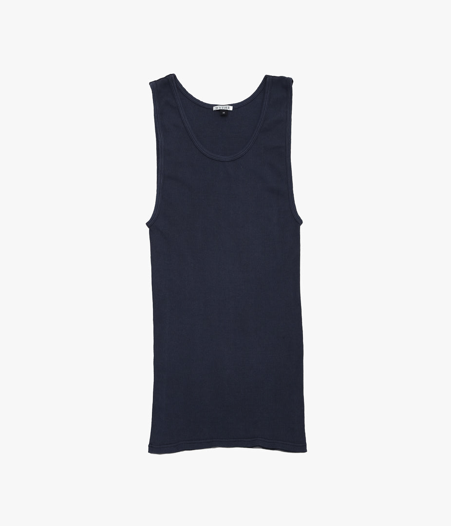 WYTHE ''TUBLAR RIBKNIT TANKTOP'' (FADED BLACK)