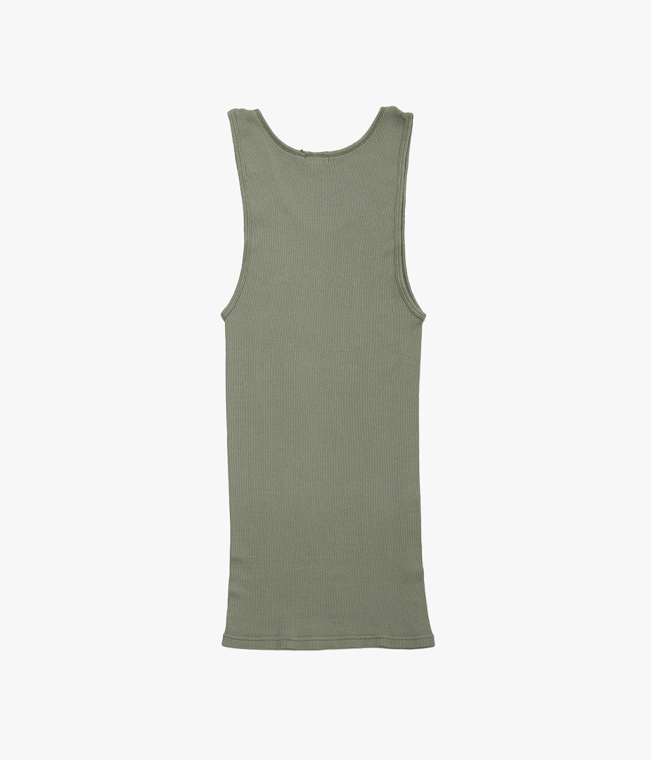 WYTHE ''TUBLAR RIBKNIT TANKTOP'' (FADED OLIVE)