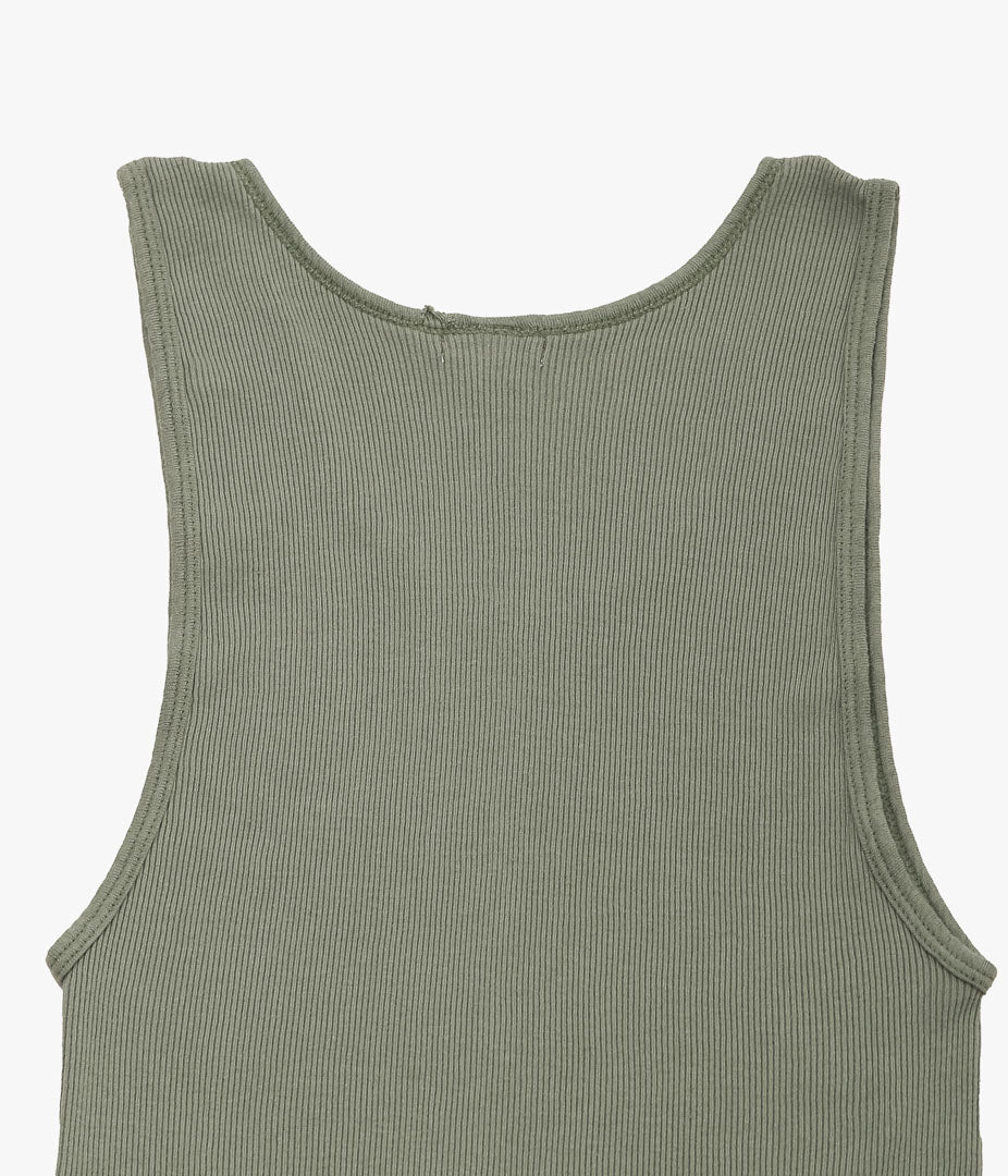 WYTHE ''TUBLAR RIBKNIT TANKTOP'' (FADED OLIVE)
