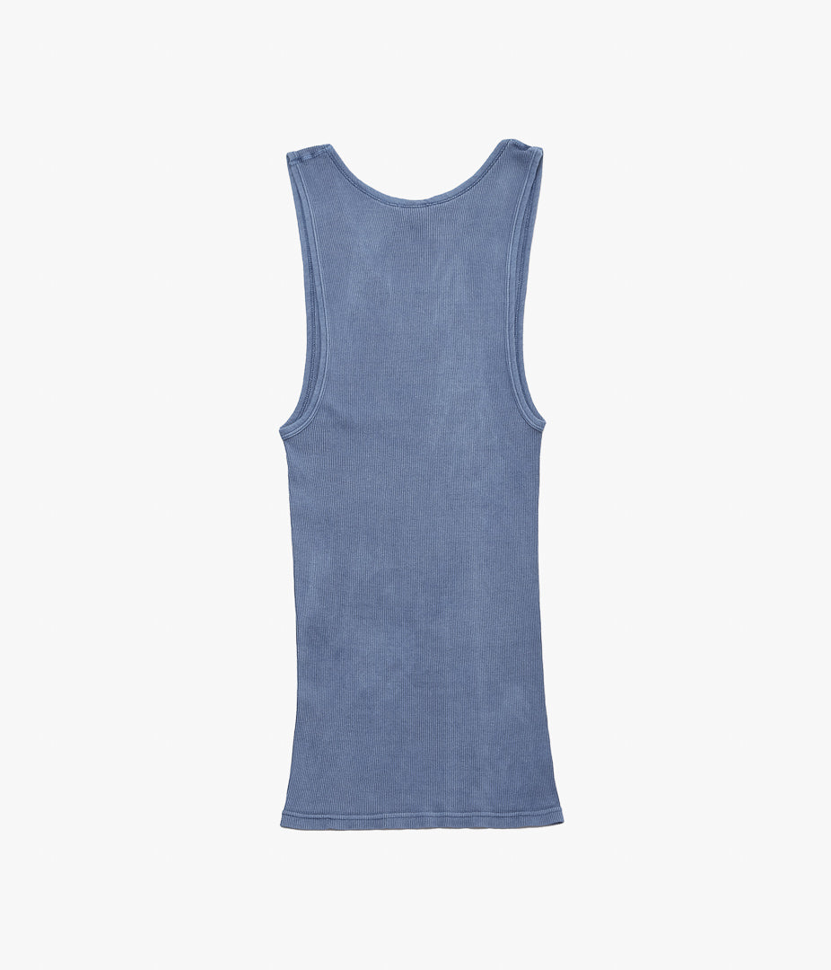 WYTHE ''TUBLAR RIBKNIT TANKTOP'' (INDIGO)