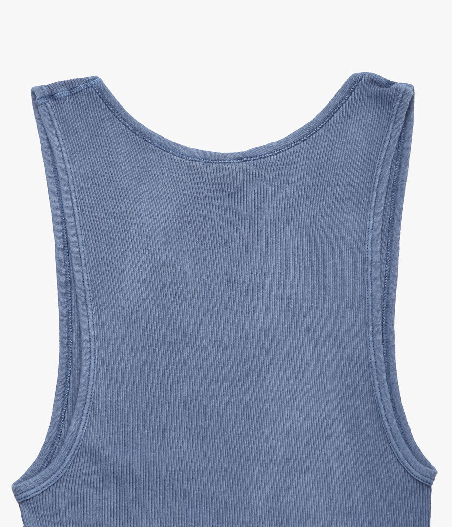 WYTHE ''TUBLAR RIBKNIT TANKTOP'' (INDIGO)