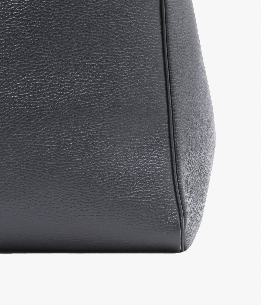 YOUNG & OLSEN THE DRYGOODS STORE ''EMBOSSED LEATHER BELTED TOTE M''(BLACK)