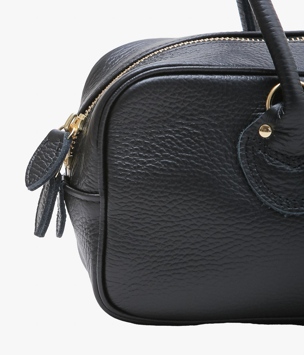 YOUNG&OLSEN THE DRYGOODS STORE ''EMBOSSED LEATHER STUDENT S'' (BLACK)