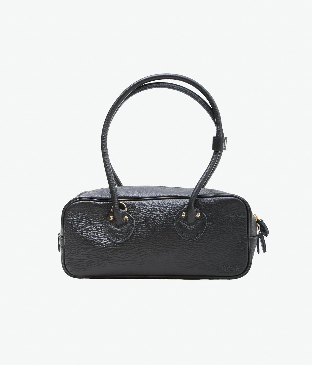 YOUNG&OLSEN THE DRYGOODS STORE ''EMBOSSED LEATHER STUDENT S'' (BLACK)