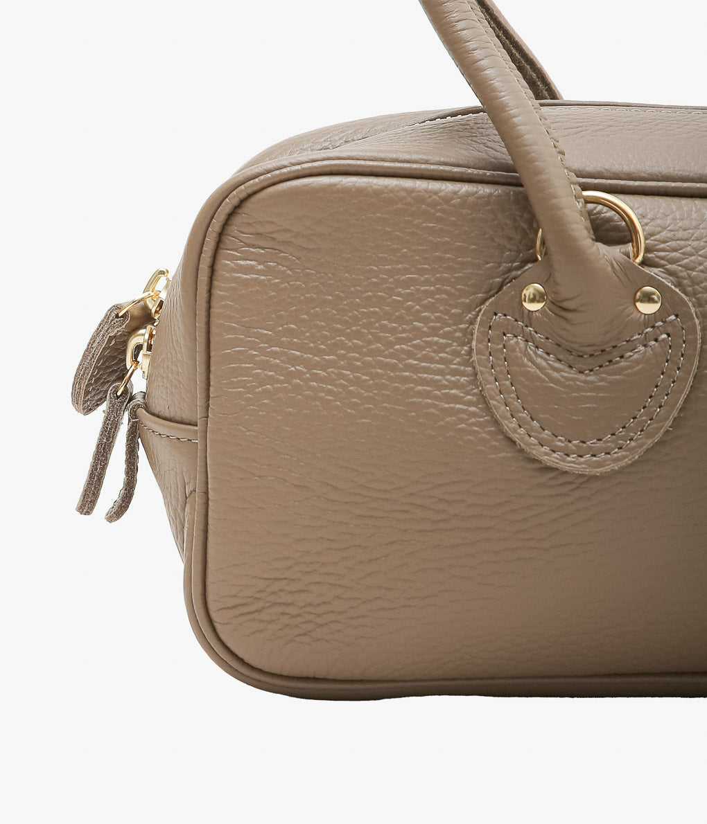 YOUNG&OLSEN THE DRYGOODS STORE ''EMBOSSED LEATHER STUDENT S'' (ETOUPE)