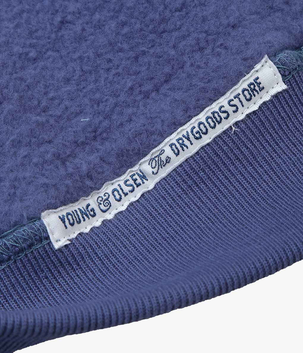 YOUNG&OLSEN THE DRYGOODS STORE ''GOOD OLD SWEAT ZIP PARKA'' (VTG BLUE)