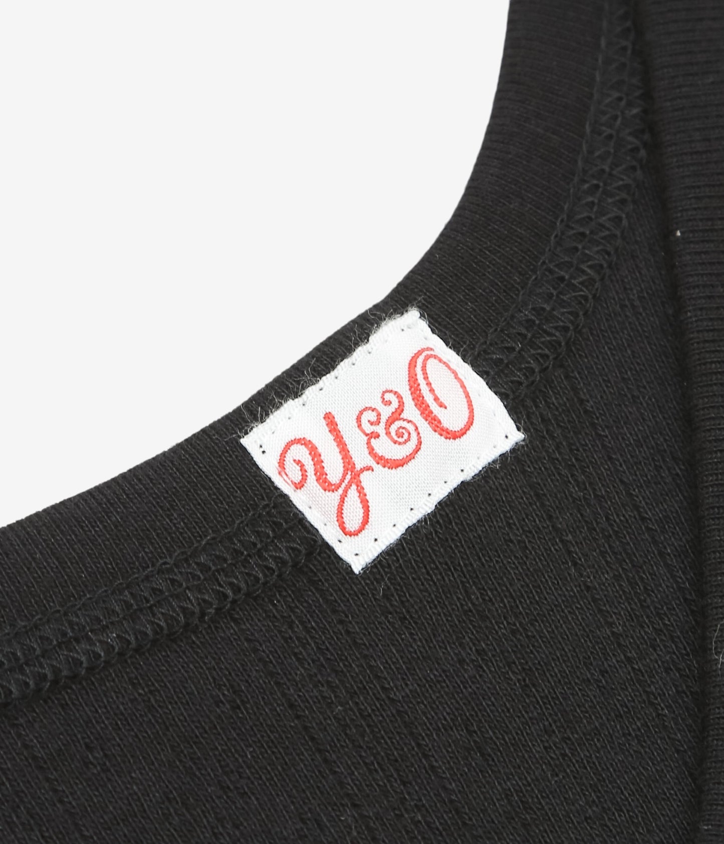 YOUNG&OLSEN THE DRYGOODS STORE ''PINHOLE RIB TANKTOP'' (BLACK)