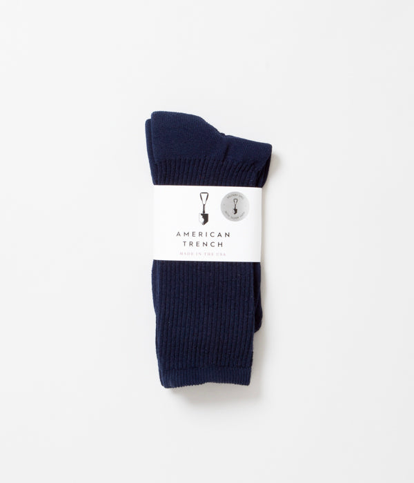 AMERICAN TRENCH (アメリカントレンチ) "MIL-SPEC SPORT SOCK"(NAVY)