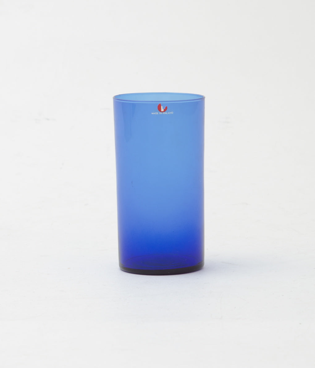 IITTALA (TIMO SARPANEVA) "GLASS I-114M" (R BLUE)