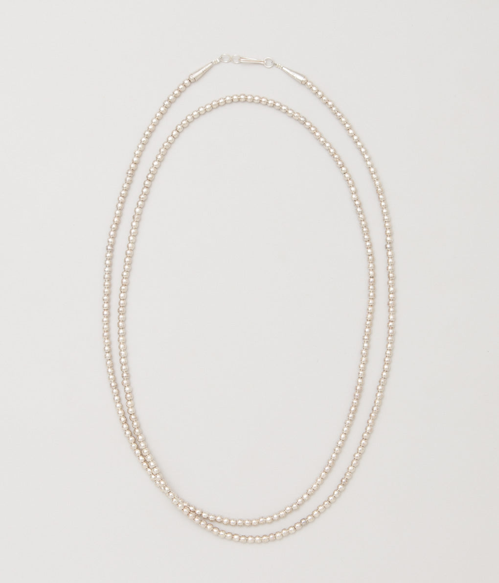 ERICKA NICOLAS BEGAY "NAVAJO PEARL 4mm 120cm"(SILVER)