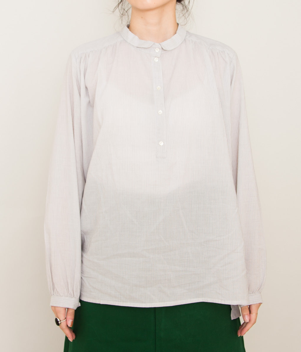 STUDIO DE LOSTANGES "METAPHORE BLOUSE"(FINE BEIGE STRIPE)