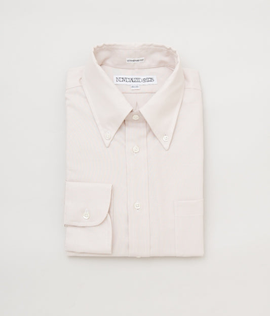 INDIVIDUALIZED SHIRTS "HERITAGE CHAMBRAY (STANDARD FIT BUTTON DOWN SHIRT)" (BEIGE)