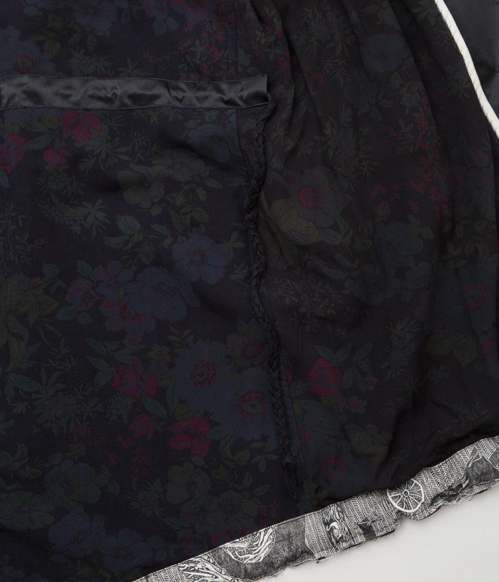 MONAD LONDON "WALTER MILITARY PARKA" (NATURAL, CARBON PRINT)