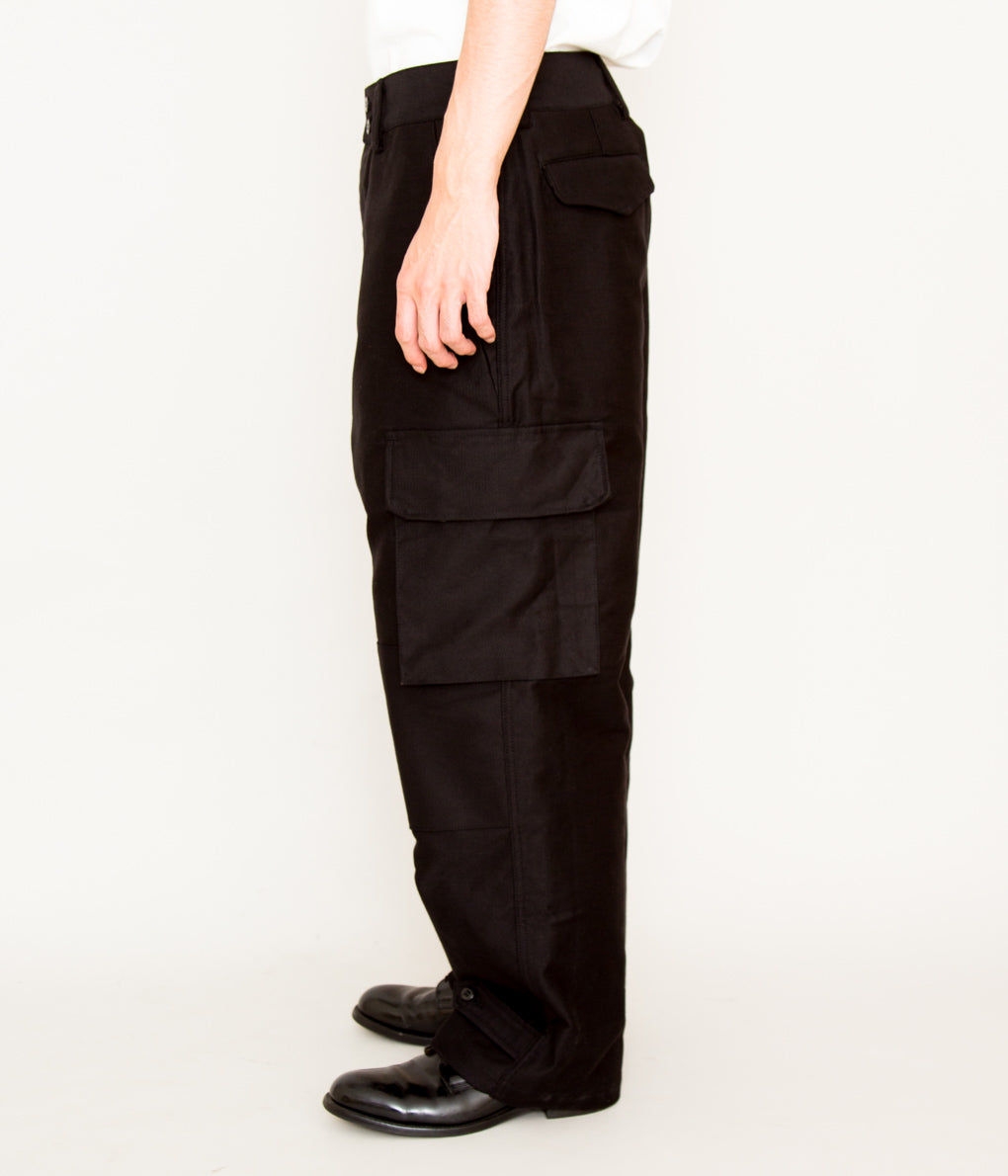 BONCOURA "B-47 カーゴパンツ(デッキクロス)"(BLACK)