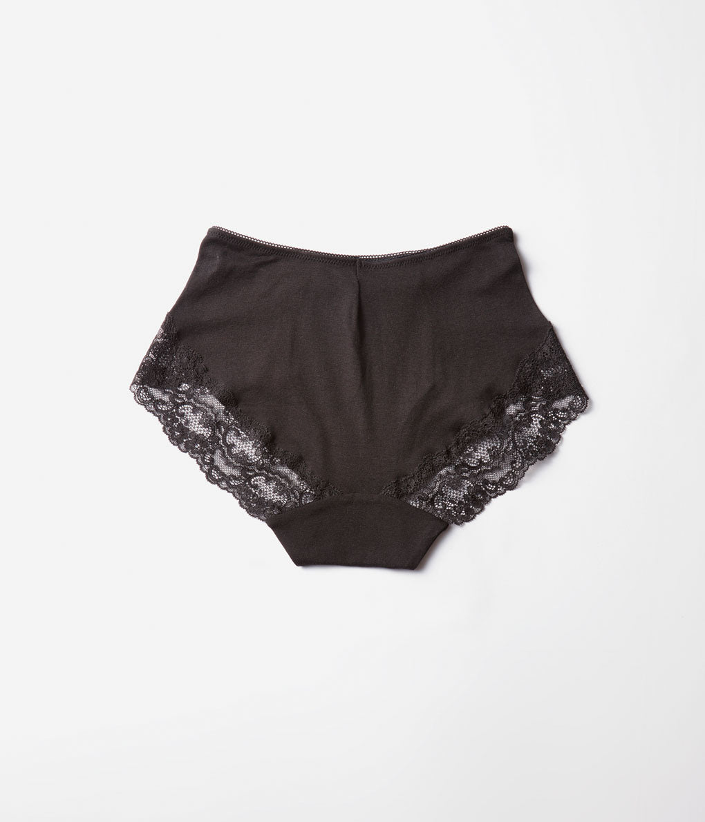 SOUPLE LUZ "BACK RACE SHORTS"(BLACK)