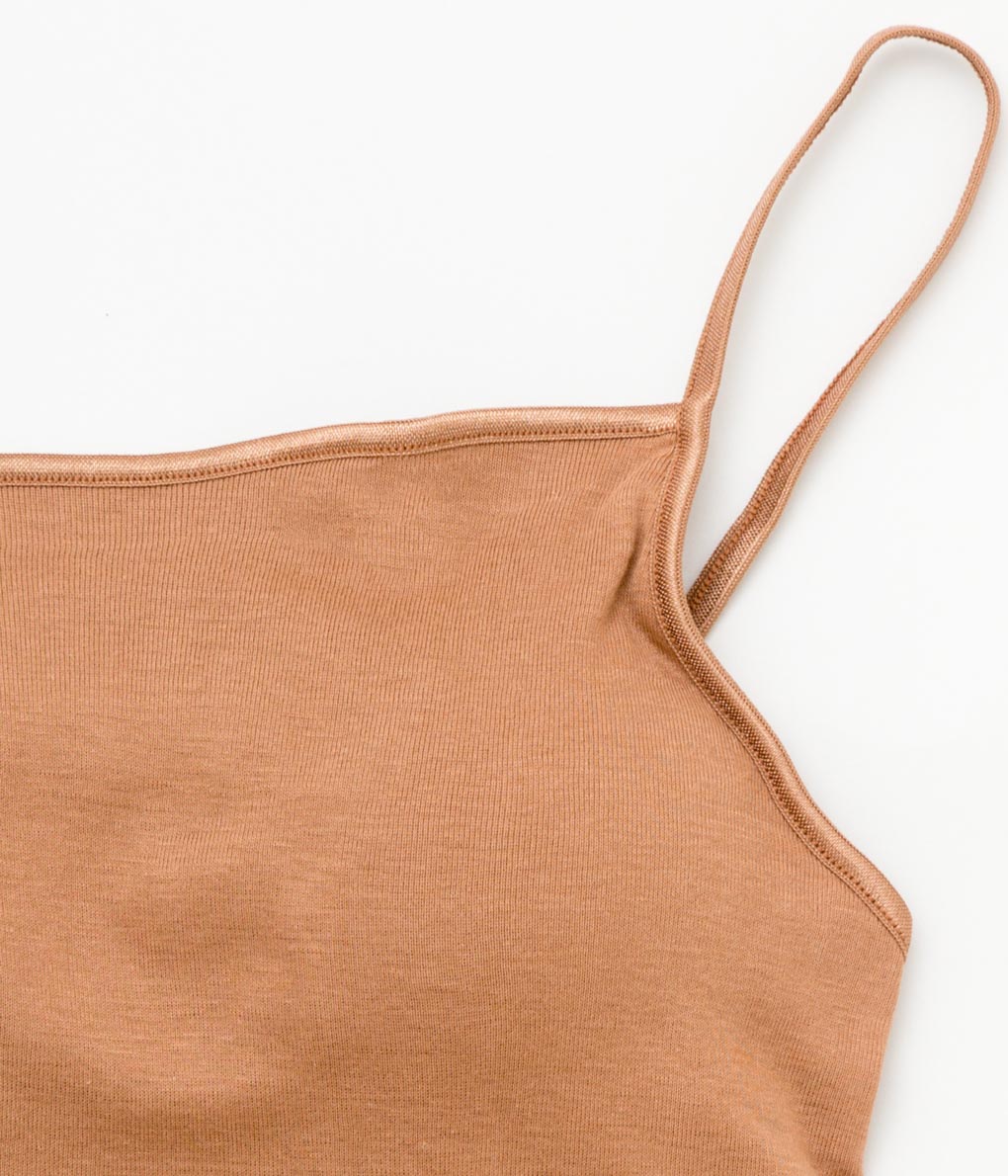 SOUPLE LUZ "BRA PAT CAMISOLE STRAIGHT"(COCOA)