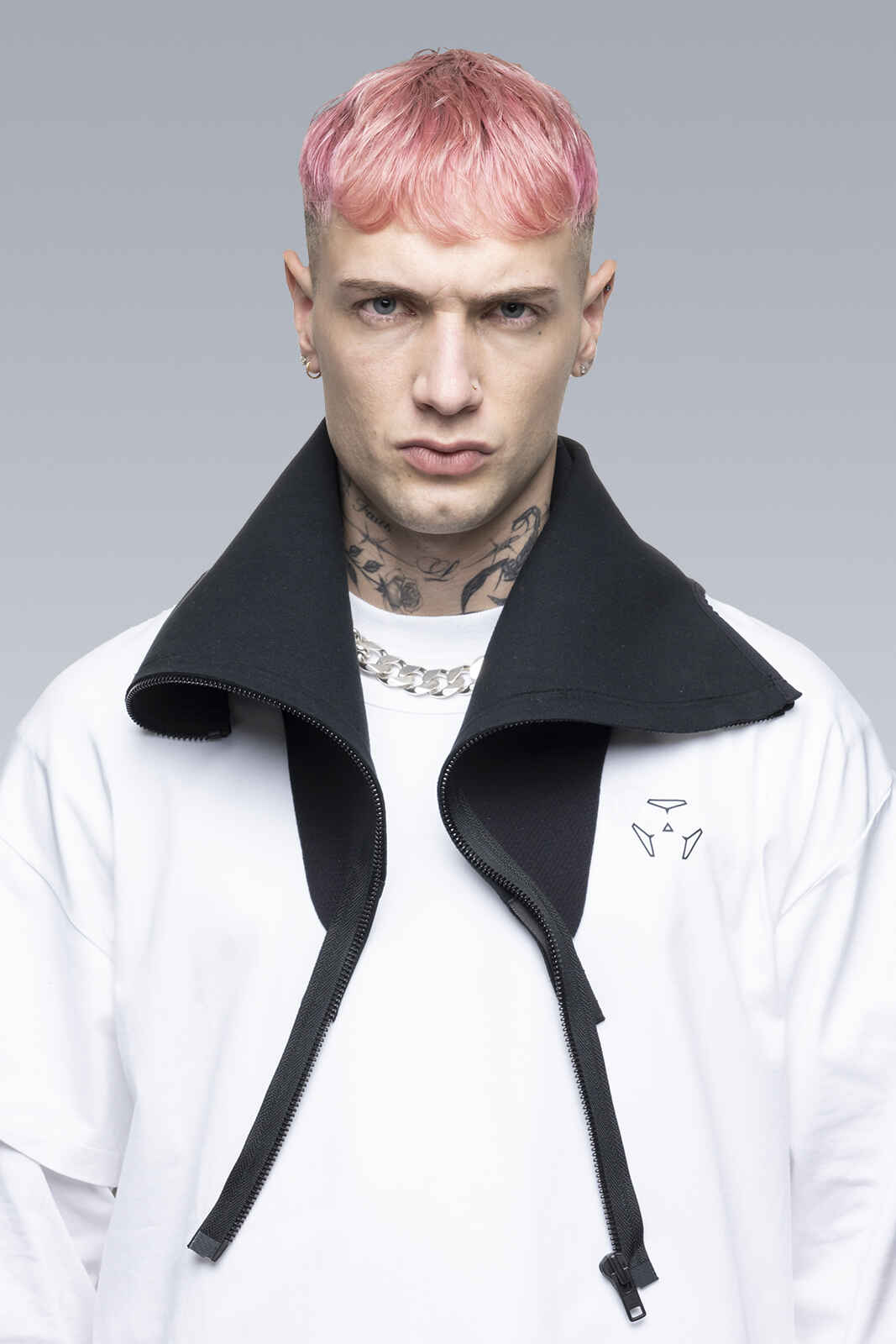 ACRONYM "NG4-SS / Modular Zippered schoeller® 3XDRY® WB-400™ Neck Gaiter"(Black)