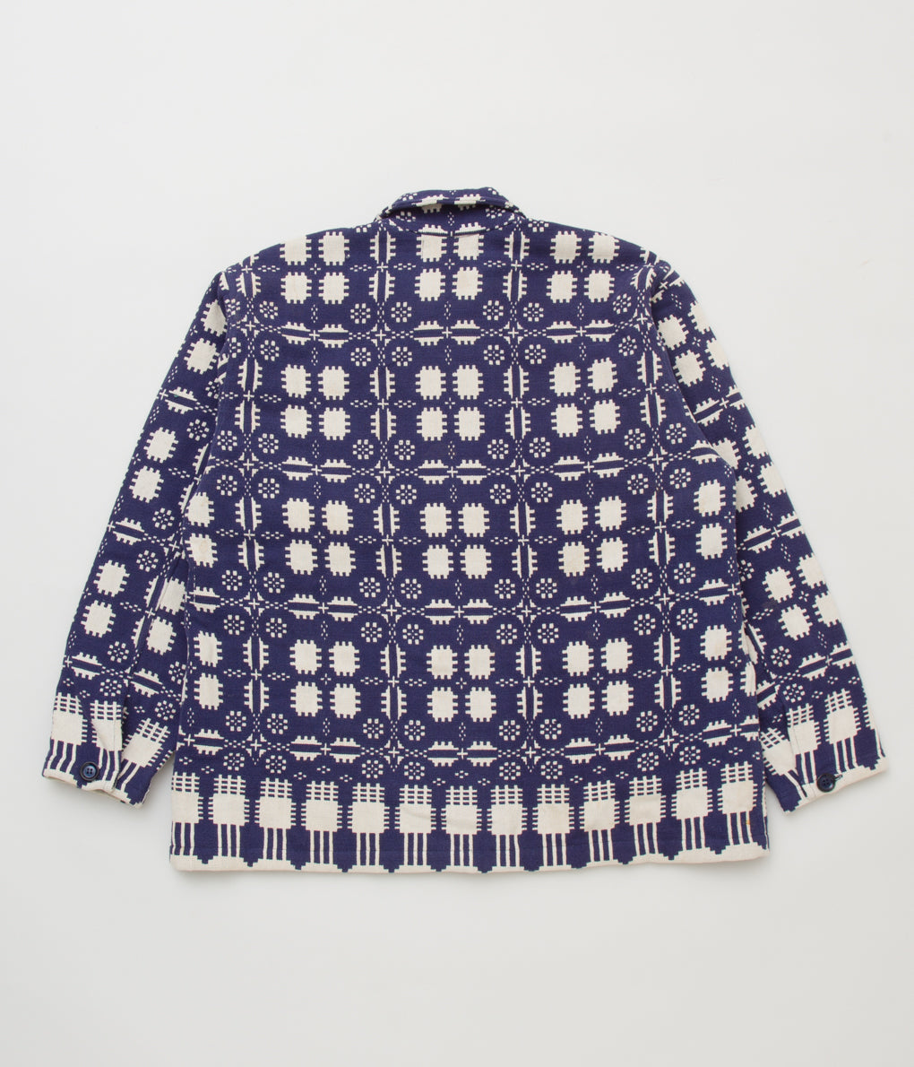 FAREWELL FRANCES "WOOL COVERLET CLAUDE COAT"(NAVY COVERLET  A)